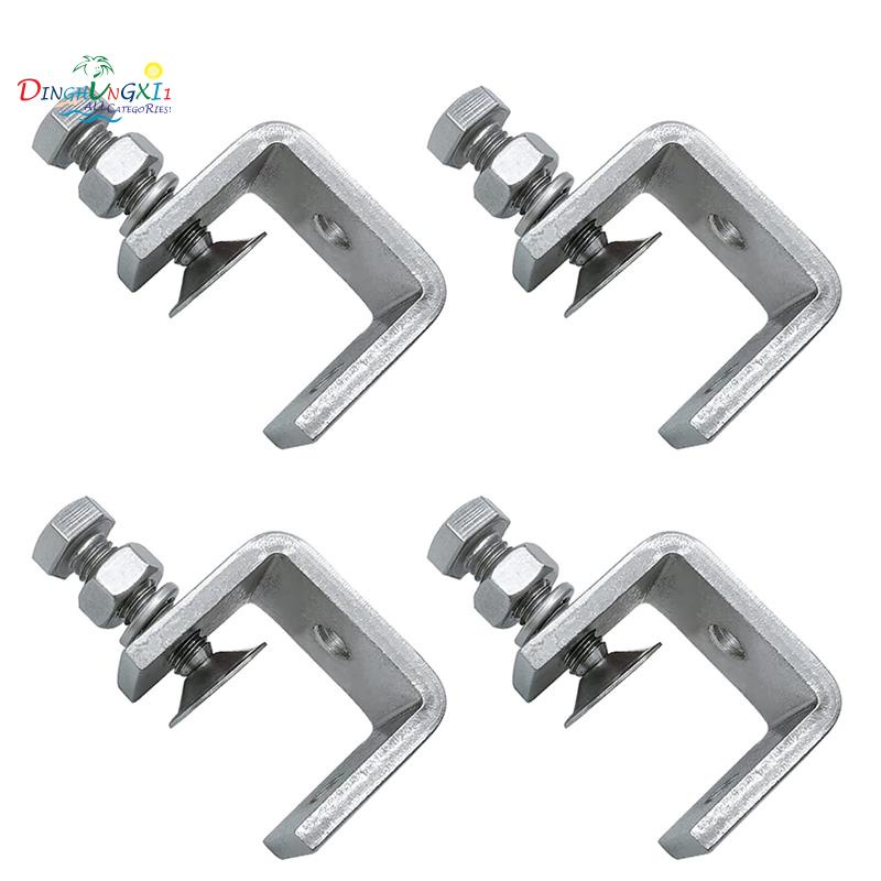 Set 4 Kẹp Chữ C 16-25mm Bằng Thép Không Gỉ 304 Dùng Trong Nghề Mộc
