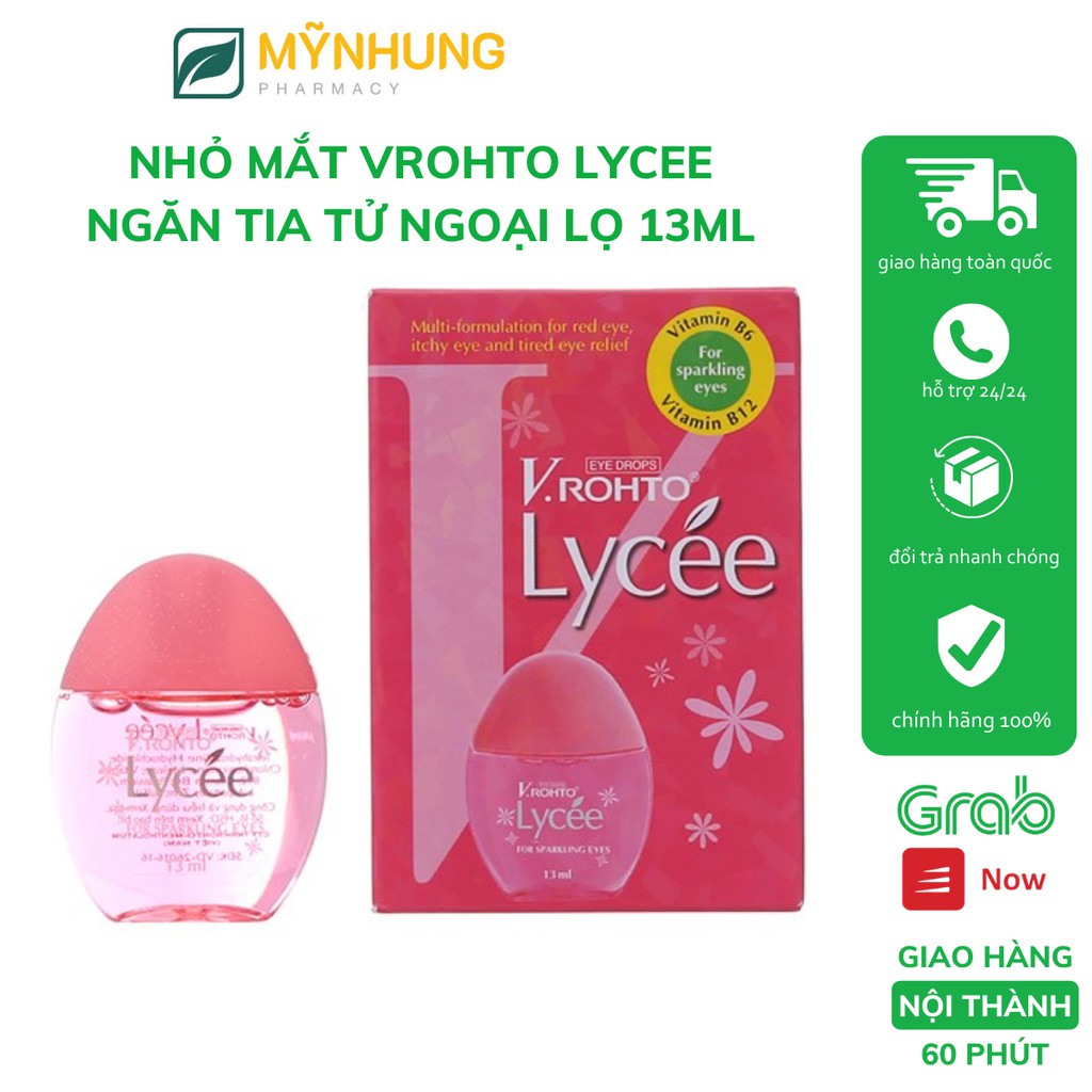 NHỎ MẮT LYCEE HỒNG-NGĂN TIA TỬ VÀO MẮT