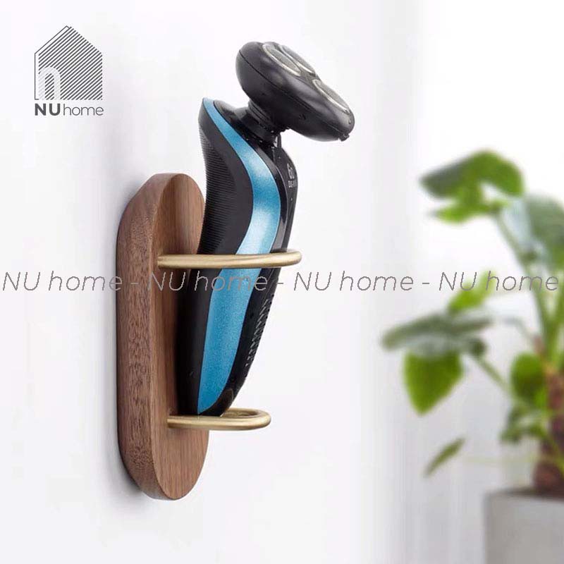 nuhome.vn | Giá đỡ dao cạo râu và máy cạo râu - Raku, được thiết kế đơn giản bằng chất liệu gỗ tự nhiên cao cấp