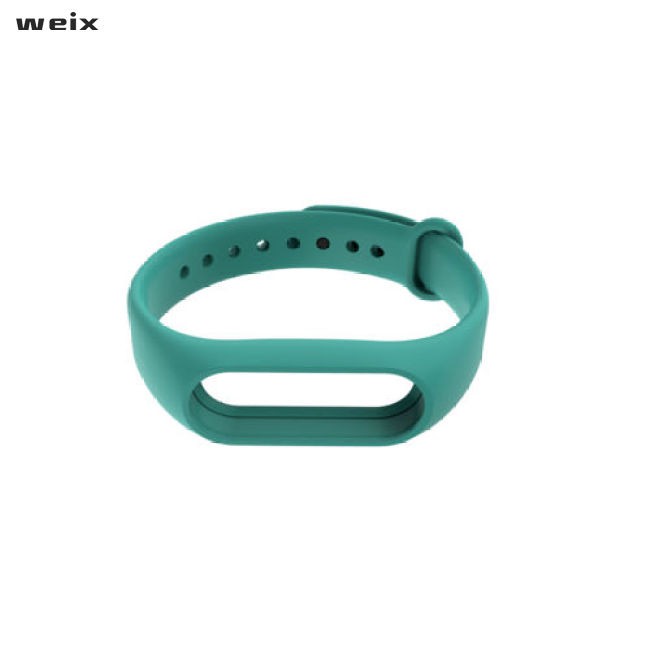 Dây Đeo Thay Thế Chất Liệu Silicon Màu Trơn Thời Trang Cho Xiaomi Mi Band 2