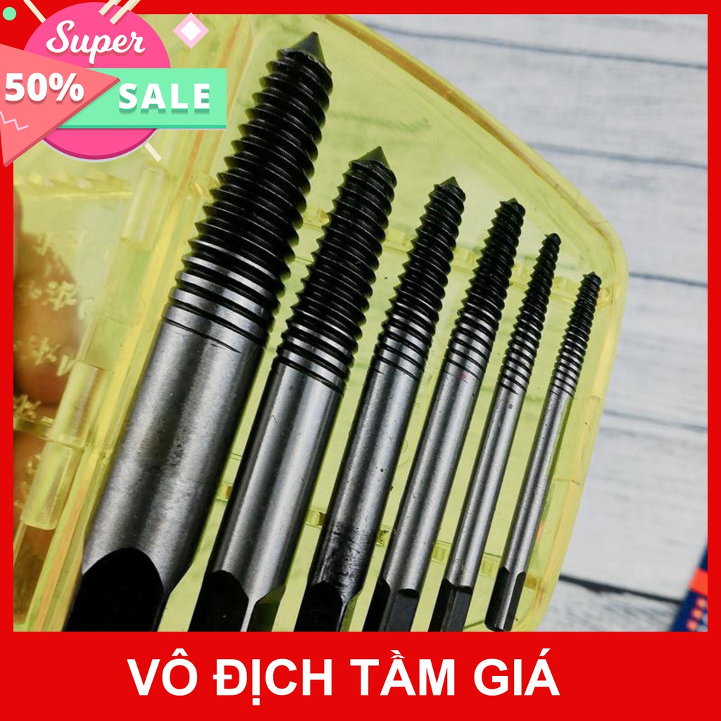 [ GIÁ SẬP SÀN ] Bộ 5/6 mũi vít Licota Tap-50004 tháo bulong, ốc vít bị gãy