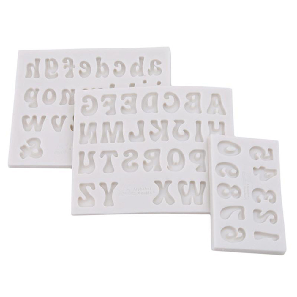Khuôn Silicon Làm Bánh Hình Chữ Cái 3d