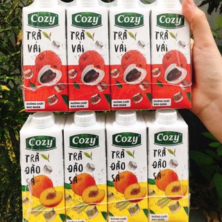 🍀🍀🍀 trà trái cây cozy 1 lốc 4 hộp
