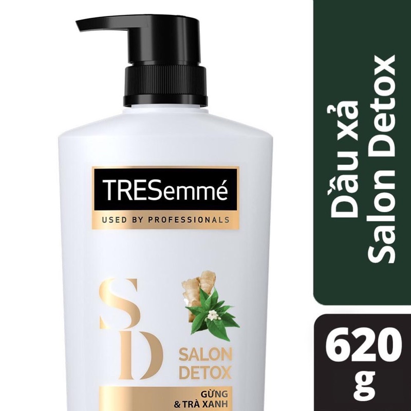 Dầu Xả TRESemmé Salon Detox Conditioner Gừng và Trà Xanh Giúp Tóc Chắc Khoẻ 620g