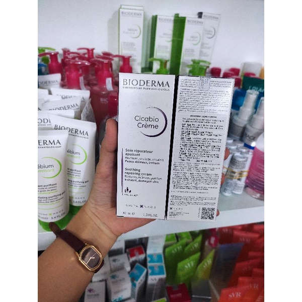 Kem dưỡng phục hồi da tổn thương Bioderma Cicabio Crème 40ml