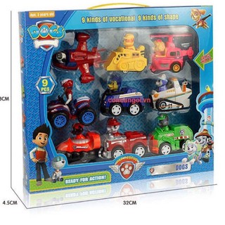 Đội chó cứu hộ 9 xe