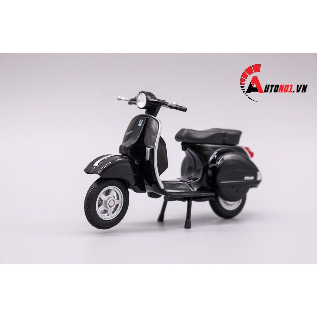 MÔ HÌNH XE VESPA PX 2016 BLACK 1:18 WELLY 7171A