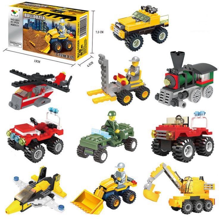 Xếp Hình Lego các loại xe Quà tặng cho các bé