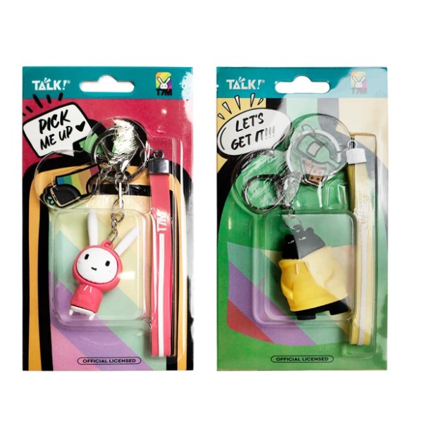 Móc khóa Thỏ/Gấu Aka Hoodie Party - Thỏ Bảy Màu - TALK!