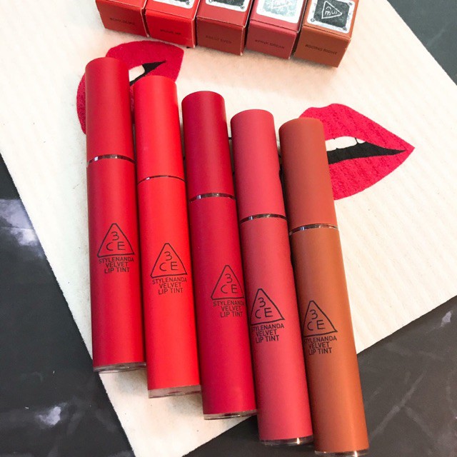Son Kem Lì 3CE Stylenanda Velvet Lip Tint | BigBuy360 - bigbuy360.vn