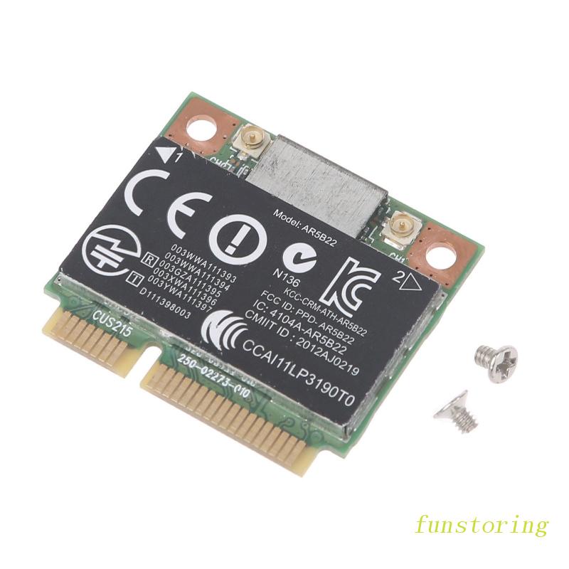 Card Không Dây AR5B22 2.4G / 5G BT4.0 Mini Pcie Cao Cấp Cho Laptop