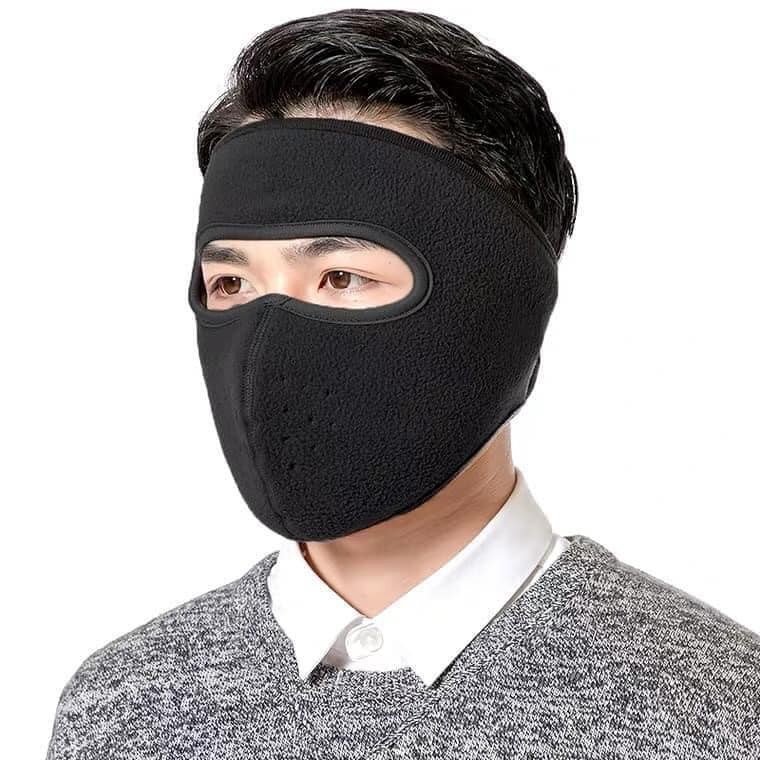 Khẩu trang ninja 2 lớp nỉ bông siêu ấm