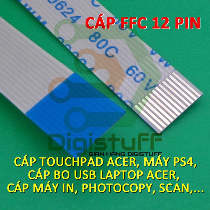Cáp touchpad laptop Acer, cáp bo sạc PlayStation 4 PS4 12 pin AWM 20624 AWM 20706 95