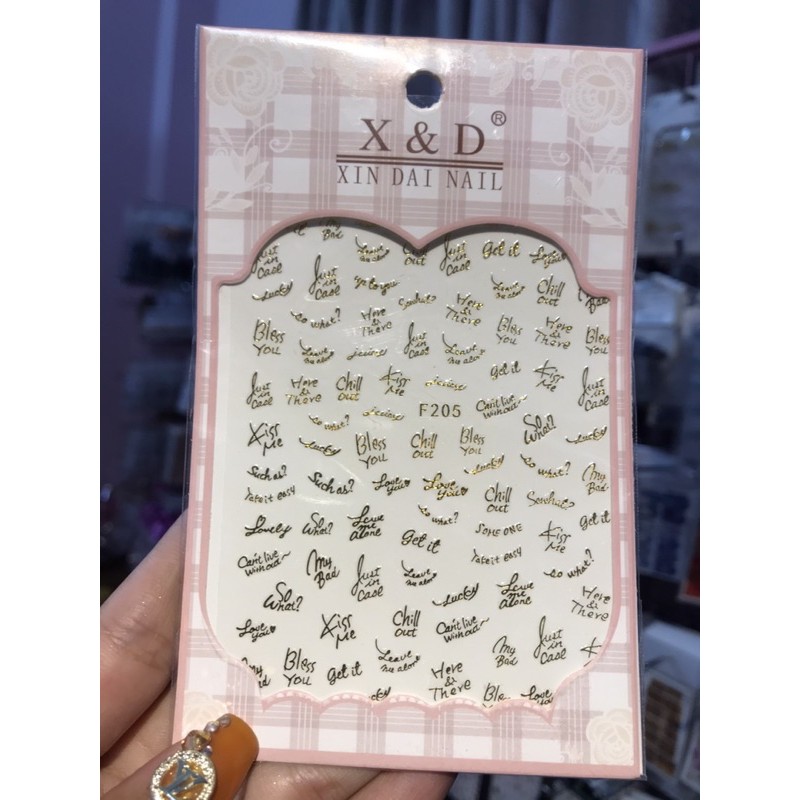 Sticker Dán Móng [Thanh Vy Nail]