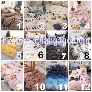 Chăn chần phao bộ chăn ga gối poly cottong