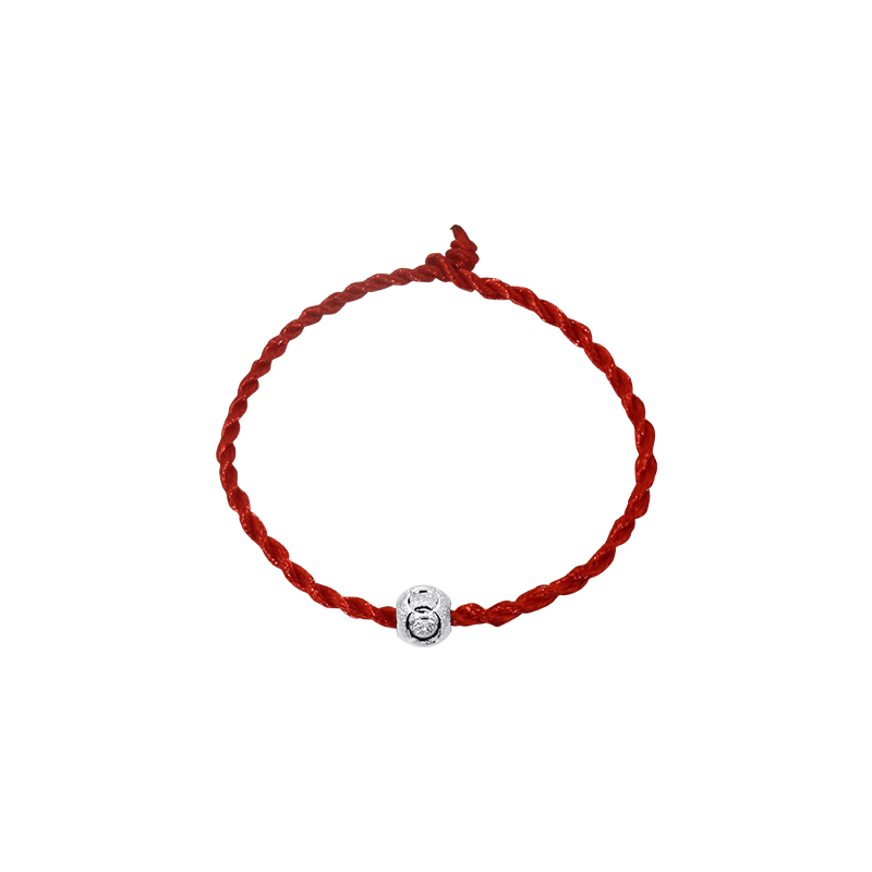 Silver Bracelet Jewelry Bracelets Couple Red Wire Ankle Beads