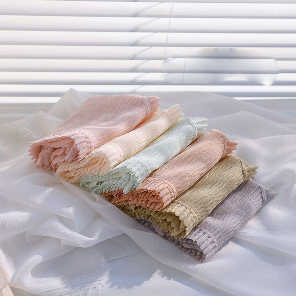 SOMEDAYZL Quần Lót Lụa Nylon Đính Nơ Thoáng Khí Thoải Mái Cho Nữ