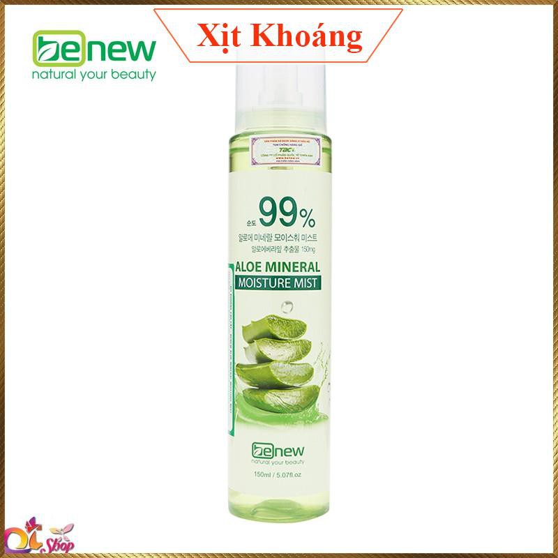 Xịt khoáng Lô Hội Benew Hàn Quốc Aloe Mineral AM115