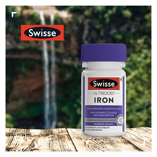 [Hàng chuẩn Úc] Viên uống bổ sung sắt Swisse ultiboost iron 30 viên của Úc