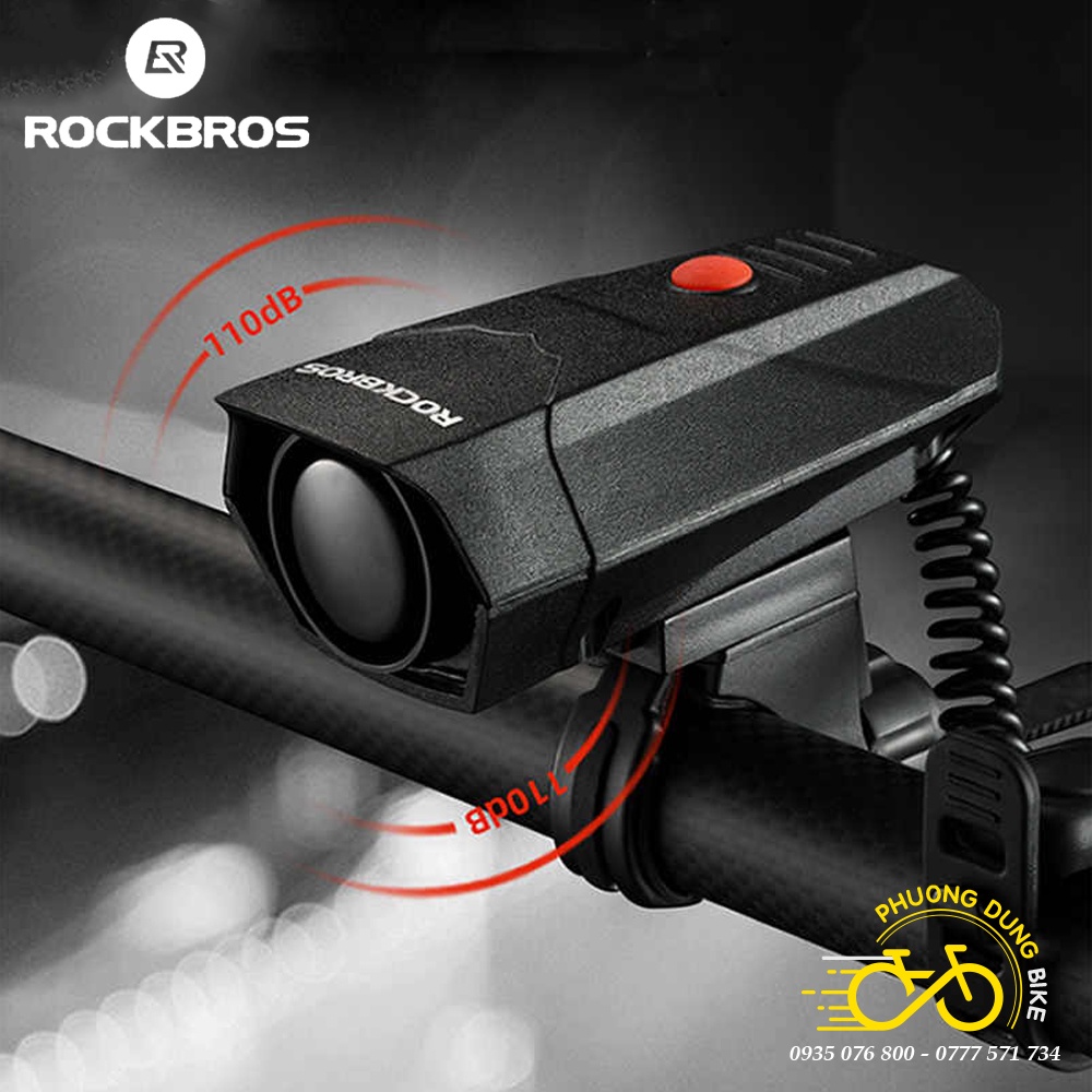 Còi hú 6 âm thanh xe đạp ROCKBROS 110dB