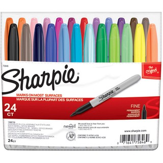 Bút lông Sharpie Permanent Markers, Fine Point, Assorted Colors