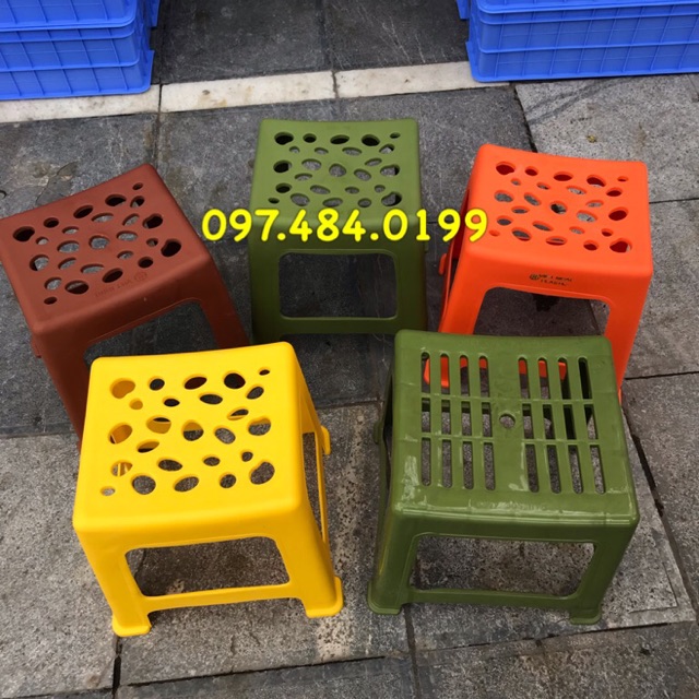 COMBO ̀5 Ghế nhựa trà chanh chính hãng Việt Nhật- 2055