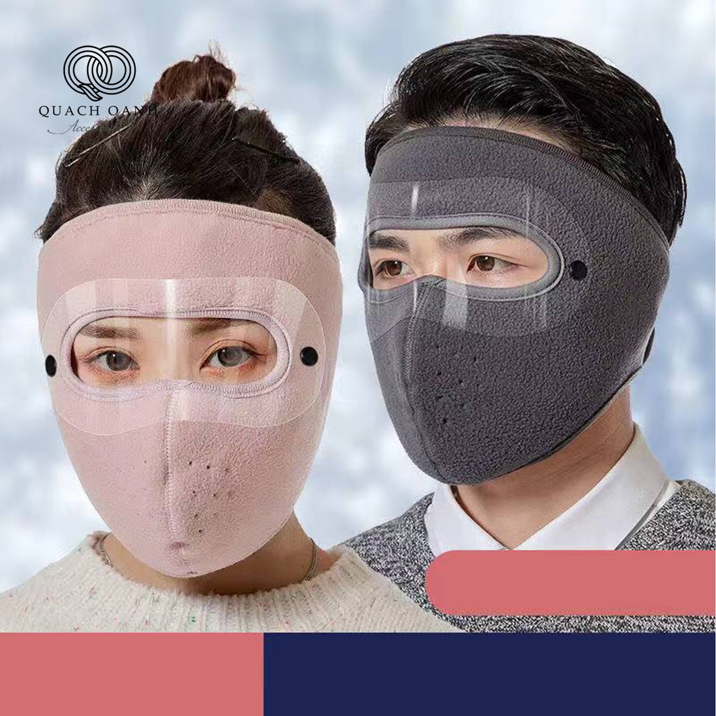 Khẩu trang ninja lót nỉ 2 lớp  KHTRA01