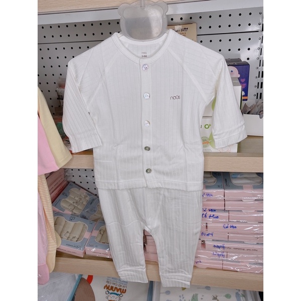 Bộ sơ sinh Nous thu đông cài thẳng dài nỉ VERLOURS