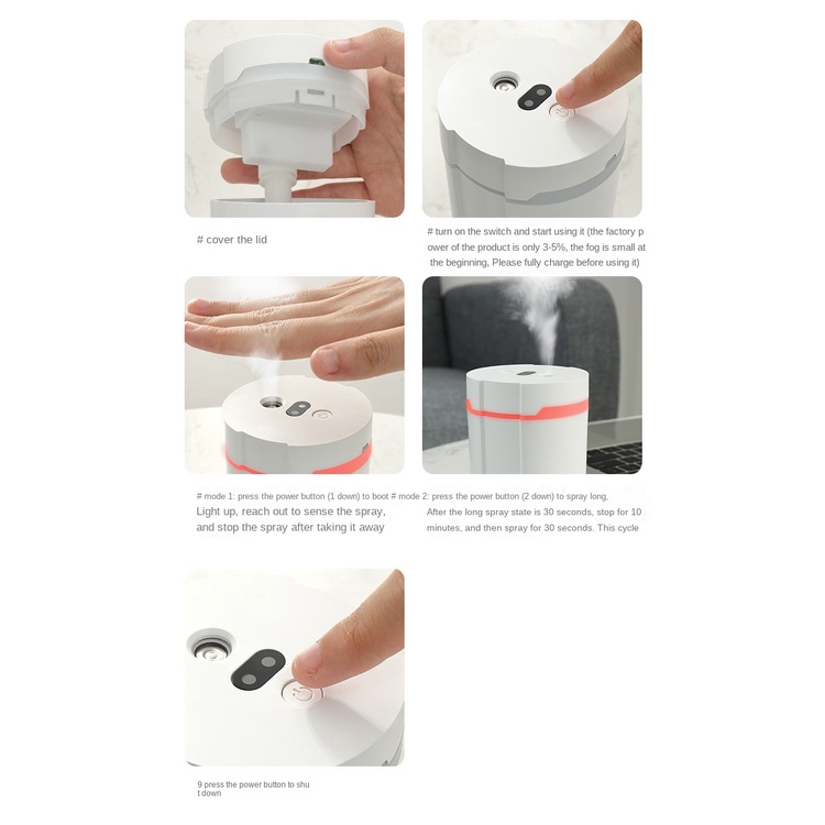 Máy Xịt Cồn T2 Cảm Biến Thông Minh Nhỏ Gọn