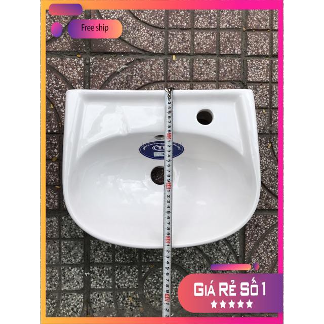 LAVABO MINI NHỎ GỌN ,  TREO TƯỜNG LÒNG SÂU 390 x 320mm