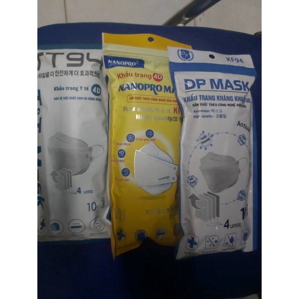 Túi 10 khẩu trang Nanopro Mask KF94
