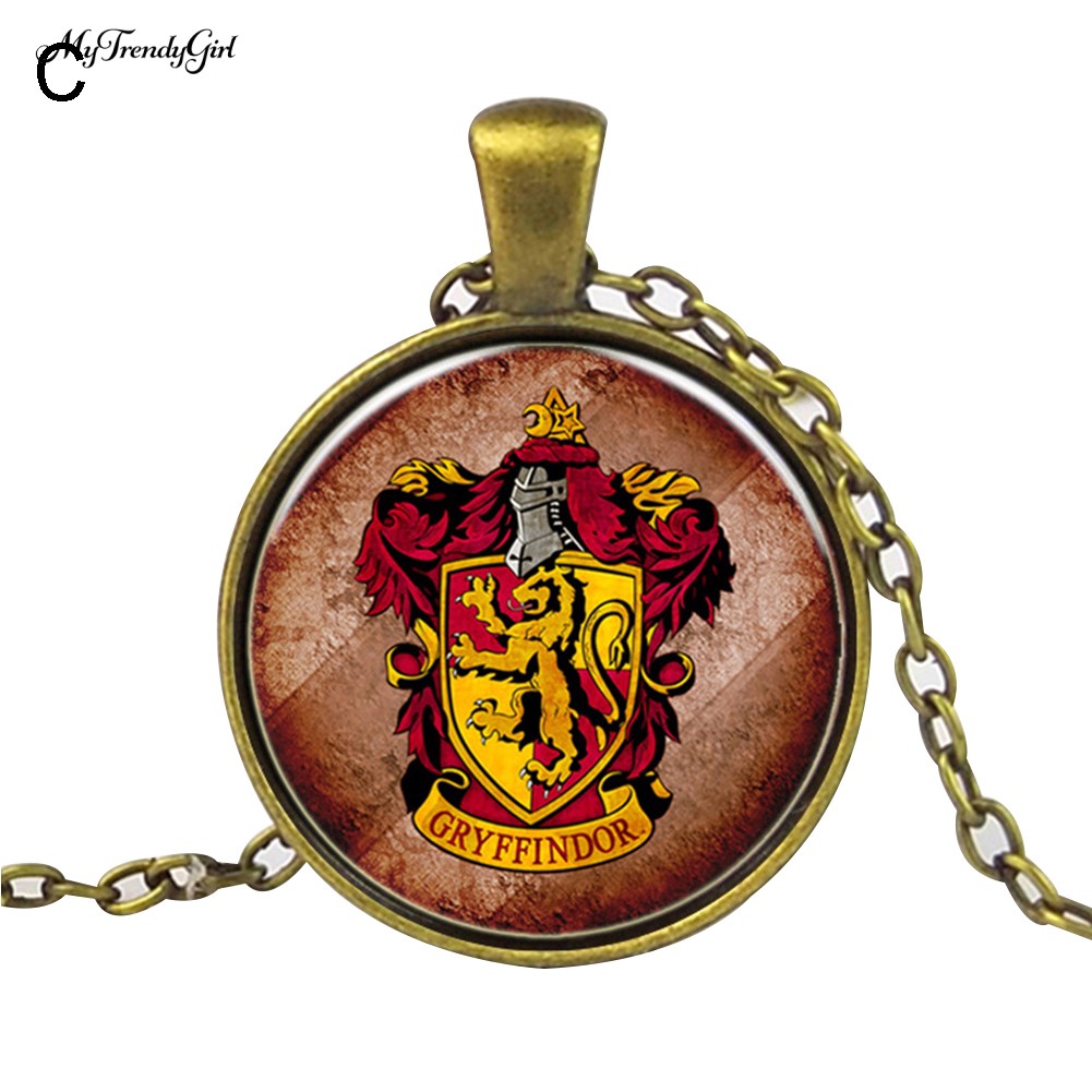 vòng cổ Mặt Hình Gryffindor Slytherin Trong Phim Harry Potter Bằng Hợp Kim 1