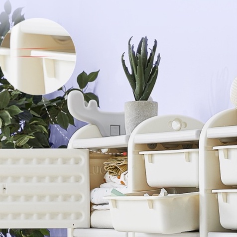 Kệ Đồ Chơi Tuần Lộc Kệ Xắp Xếp Đa Dụng Nhiều Ngăn Tiện Lợi Cho Bé