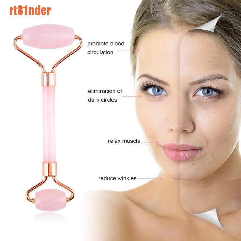 Cây Lăn Mát Xa Hai Đầu Bằng Ngọc Bích Chăm Sóc Da