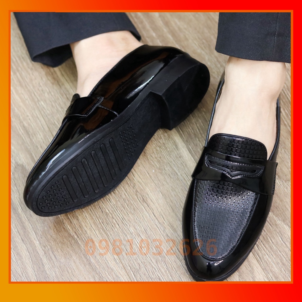 Giày Lười Nam Công Sở Giá Rẻ Nhất Tại Hà Nội Mã L183 Da Bóng