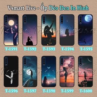 Ốp lưng Vsmart Live dẻo đen in hình Tâm Trạng siêu đẹp siêu ngầu