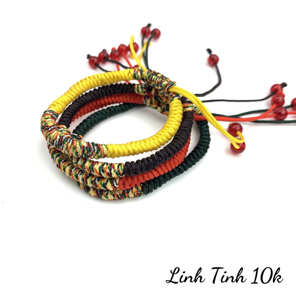 Vòng tay ngũ sắc Nepal Tây Tạng nhiều mẫu màu mang lại may mắn, bình an, tài lộc 💕FREESHIP 50k💕 - Linh tinh 10k