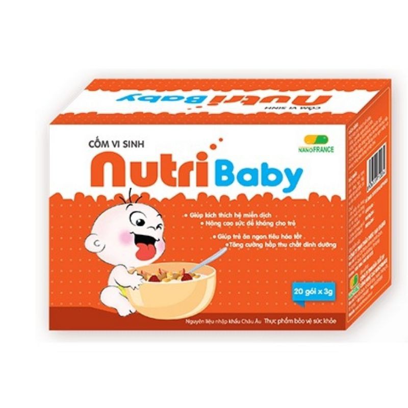 Hộp 10 goi NutriBaby - Chuyên biệt dành cho trẻ biếng ăn