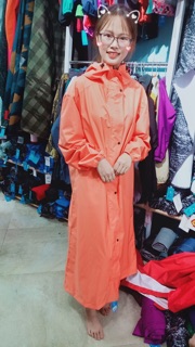 [FSSDEC5- Hoàn 10% xu] Áo mưa măng tô có khoá