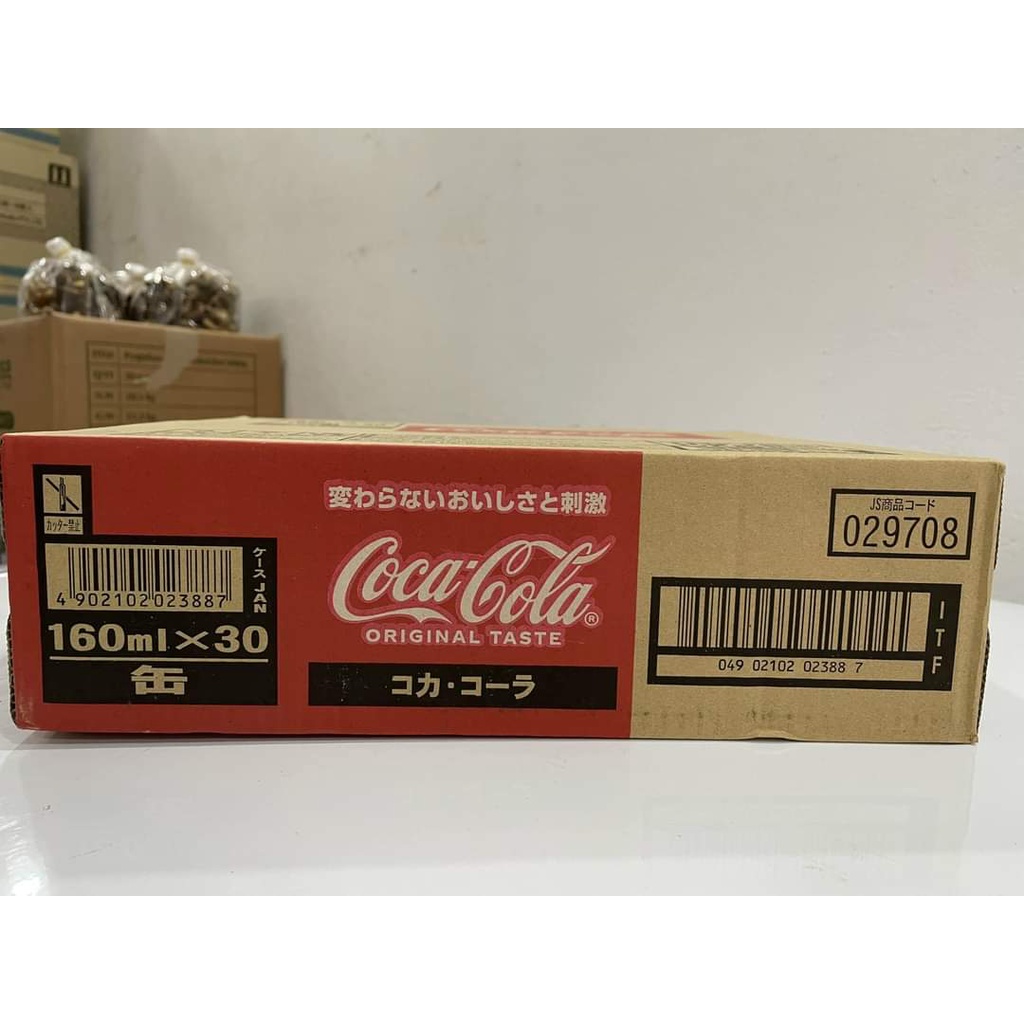 Coca Mini Nhật Lon 160ml [HÀNG CHUẨN] thùng 30 lon