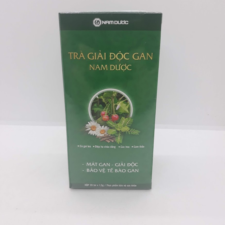 TRÀ GIẢI ĐỘC GAN NAM DƯỢC⭐MẪU MỚI⭐ Giúp bổ gan, thanh nhiệt, giải độc Đặc biệt cho người uống nhiều bia rượu