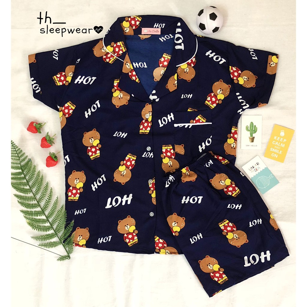 [Loại 1] Đồ bộ pijama tay ngắn - quần ngắn (Kate Thái) | BigBuy360 - bigbuy360.vn