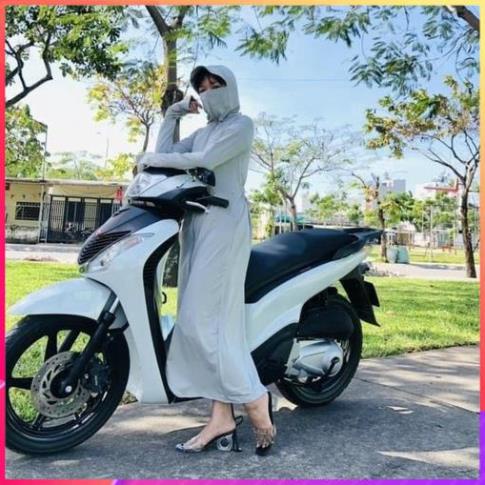 SẴN [HÀNG HOT] Váy Chống Nắng Toàn Thân thông hơi siêu thoáng chất vải xuất Nhật hàng đẹp