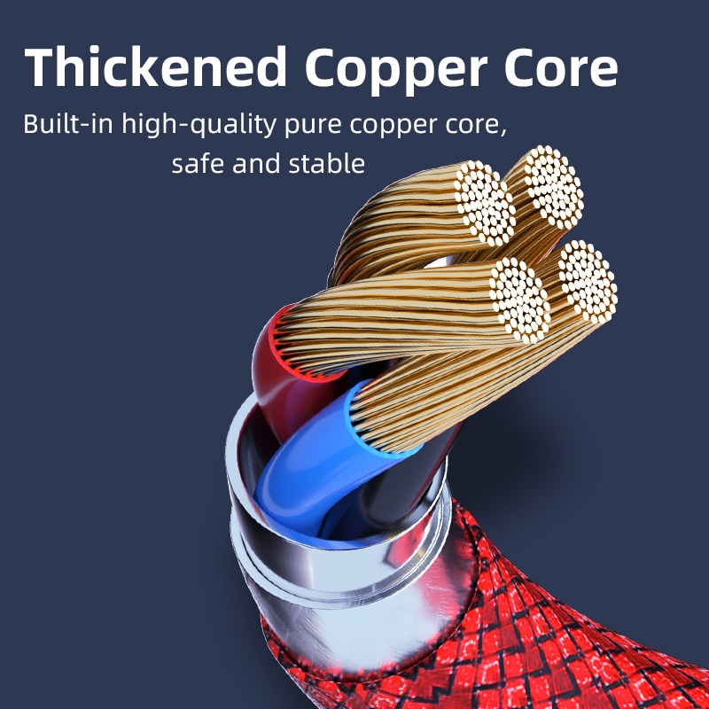 Cáp Sạc Nhanh Từ Tính Micro USB Type C Cho iPhone Xiaomi Samsung