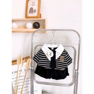 Sét bộ công tử bé trai,áo cotton,quần đũi cao cấp