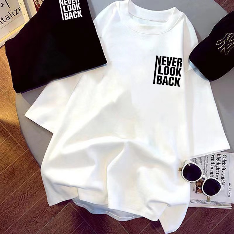 NRVP Áo thun tay ngắn cổ tròn thời trang mùa hè phong cách Hàn Quốc 2022 cho nữ