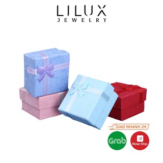 Hộp đựng nhẫn trang sức LILUX 4x4x2.7cm