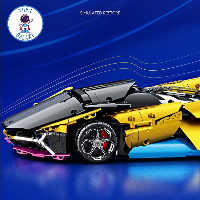 Đồ Chơi Lắp Ráp Mô Hình Điều Khiển Từ Xa RC Siêu Xe Lamborghini Terzo Millennio / Sian / Aventador / Bugatti S701924