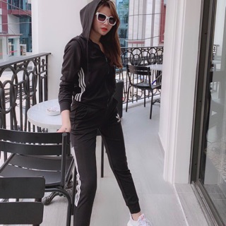 Bán sỉ bộ thể thao đas 3 sọc nữ