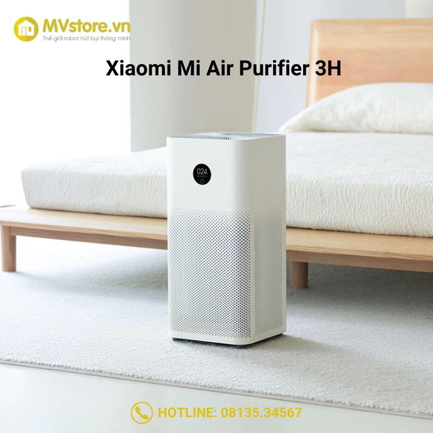 Máy lọc không khí Xiaomi Mi Air Purifier 4Lite, 3H lọc ba cấp, diệt khuẩn khử mùi - Chính hãng BH 12 tháng